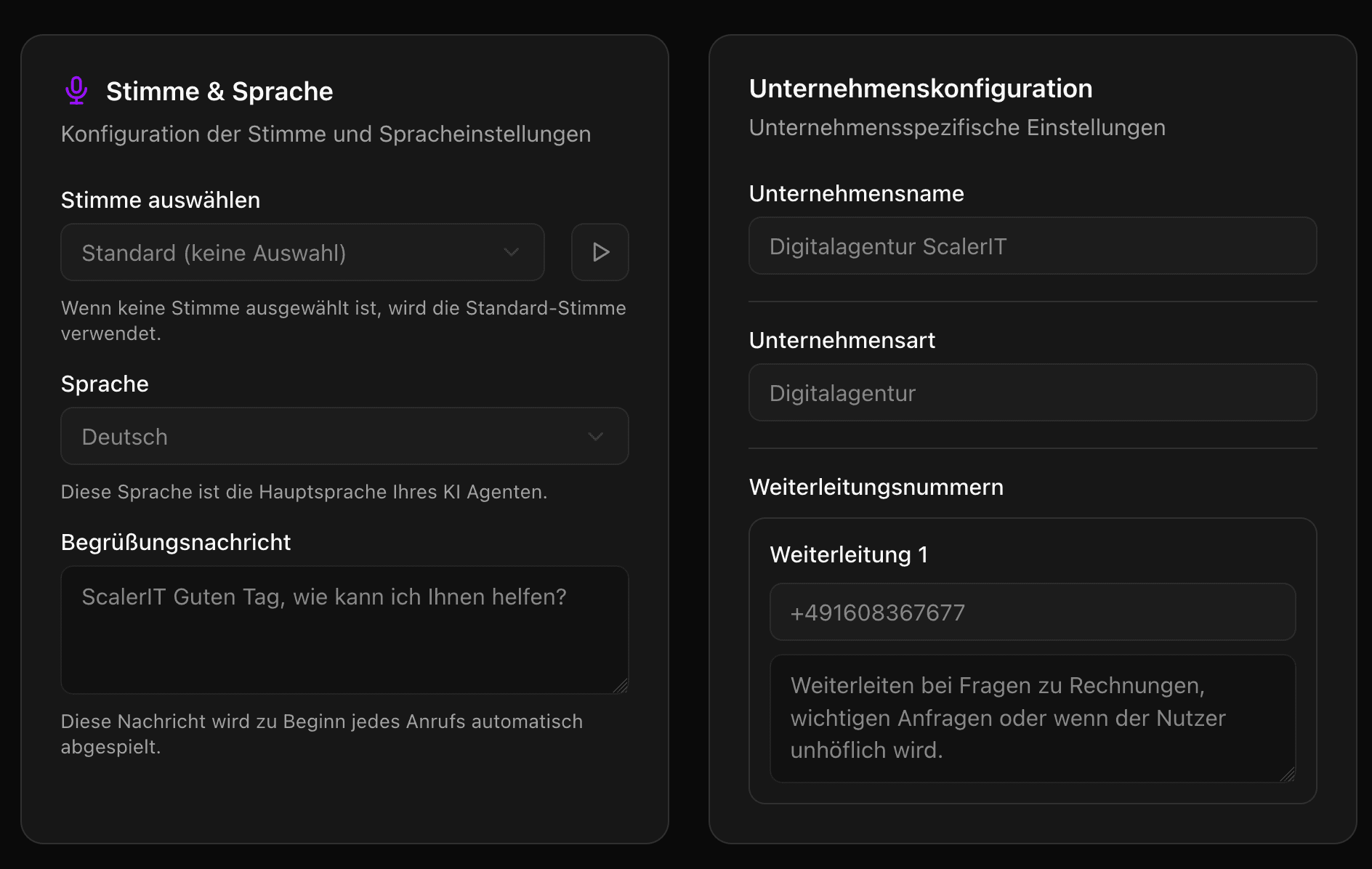 Intelligente Weiterleitung