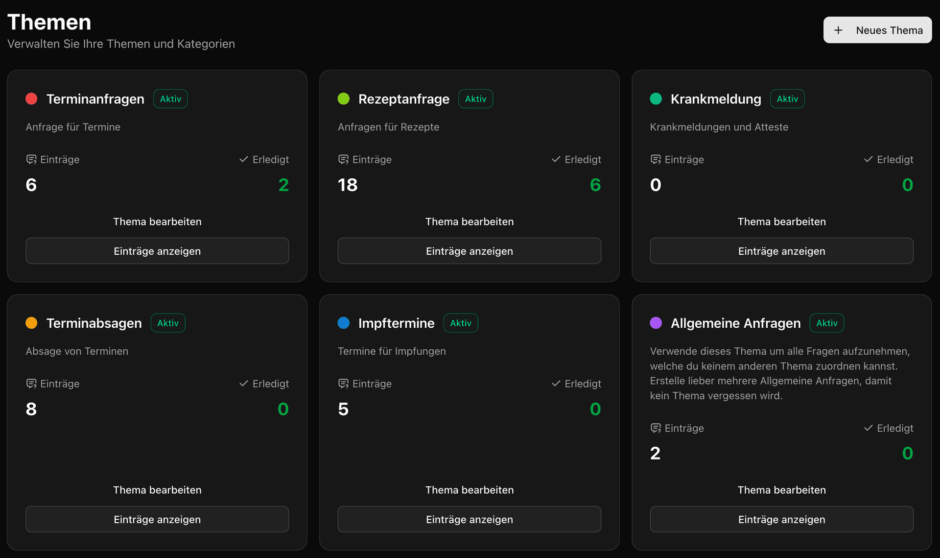 Fachspezifische Themen