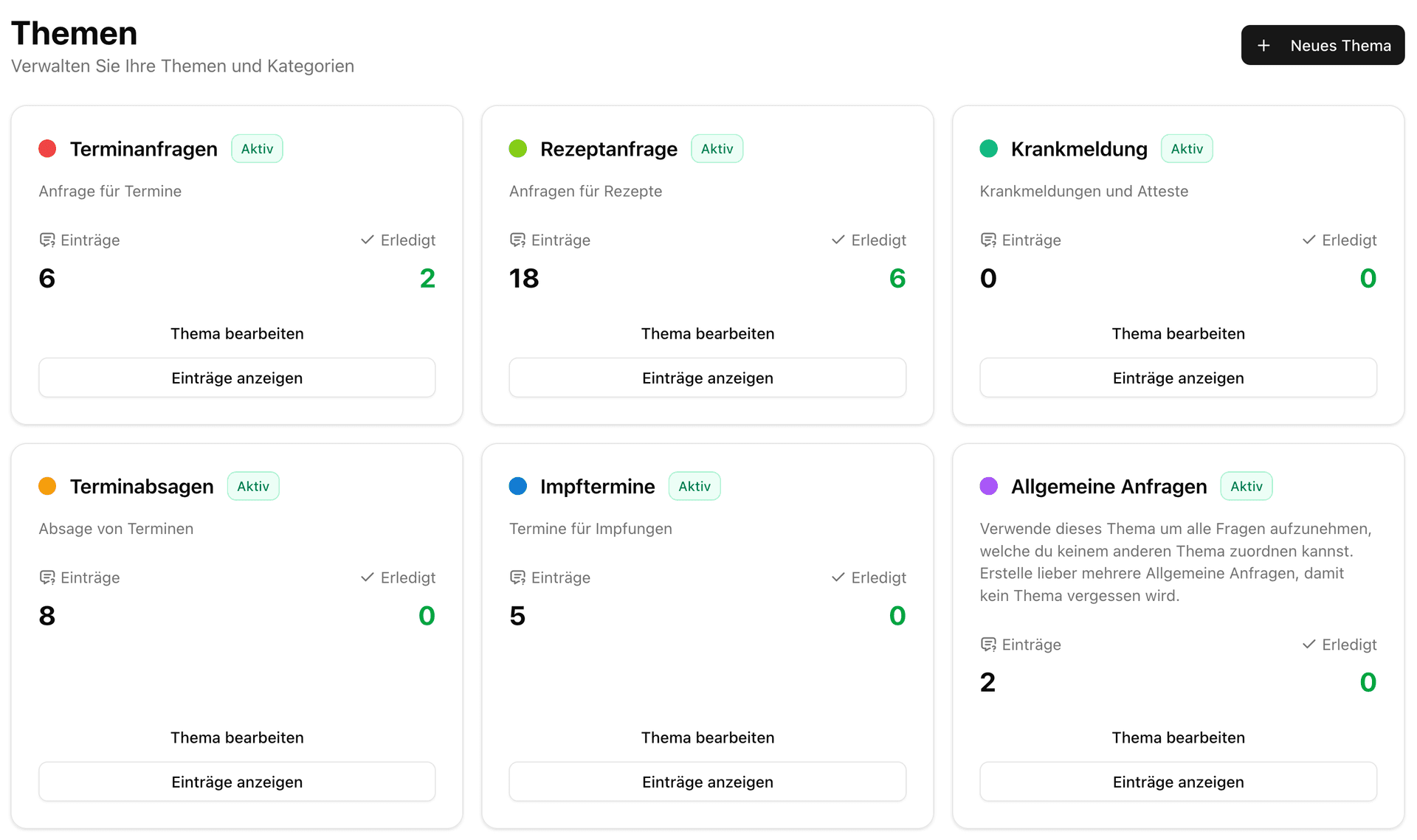 Fachspezifische Themen